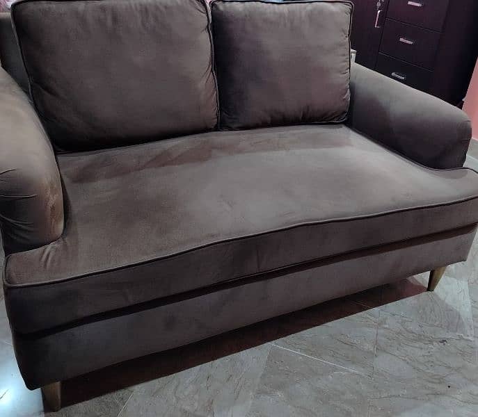 2 Seater Sofa Velvet 0