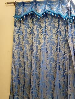 blue colour curtains