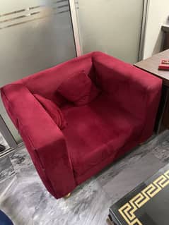 6 Seater Pure Velvet Sofa