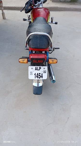 0313::4947!!845 Honda 70 cc red color engine ok hai 1