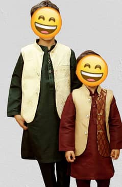 Shalwar Qameez with Waistcoat