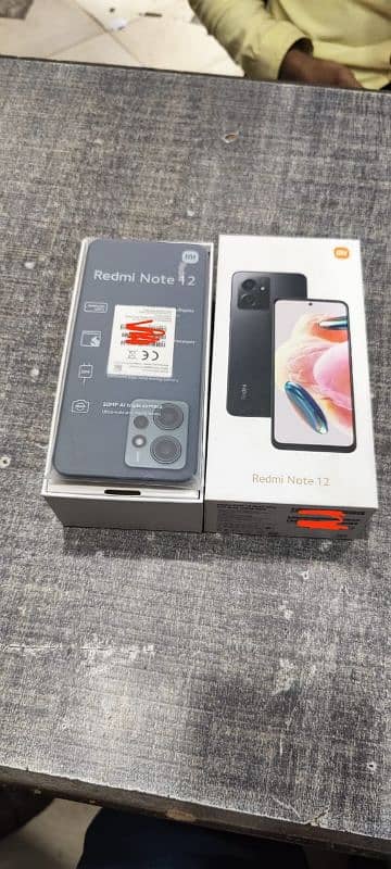 Redmi note 12 8GB/128Gb With box and Charger 6