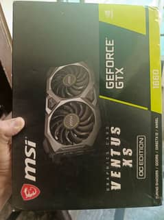 msi gtx 1660 6gb ddr5 graphic card