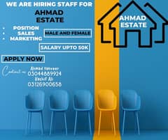 Hiring for Ahamd Estate Swl