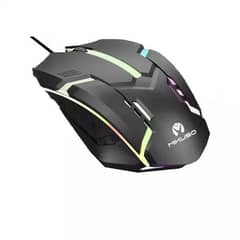 MIKUSO MOS-379U RGB Breathing Light Gaming Optical Mouse