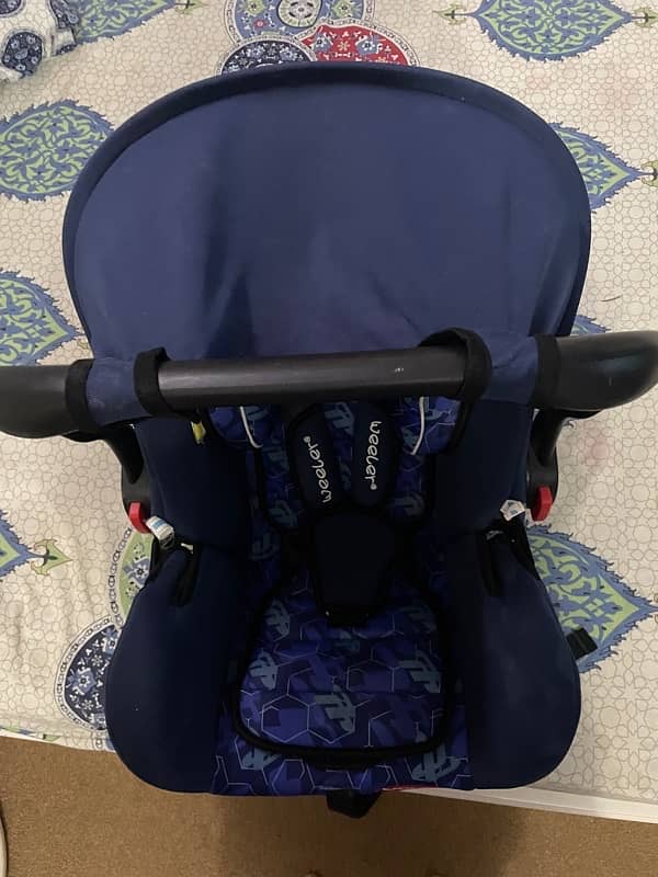 Imported Weeler Baby Carry Cot & Car Seat 4