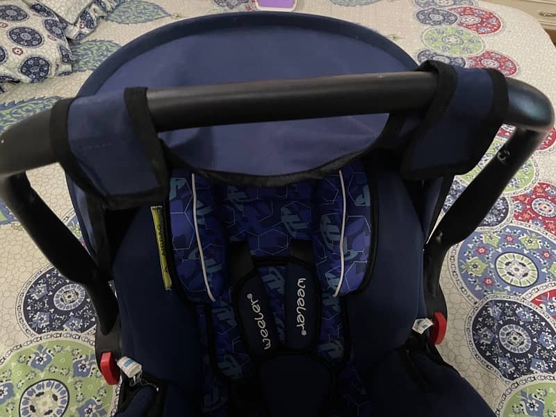 Imported Weeler Baby Carry Cot & Car Seat 6