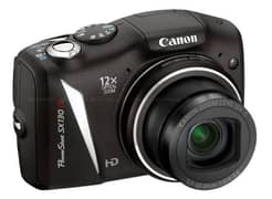 Canon Sx130-IS 12.1 Megapixels 12x Zoom. 16gn Sd Card Charger