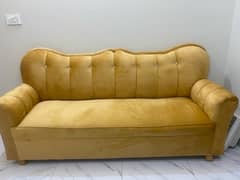 Sofa Set Golden Color