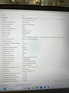 Dell core i5 11th gen 15” 3511 16Gb 512Gb