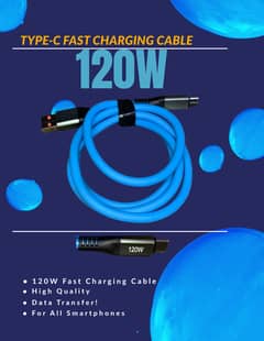 TYPE C 120WATT FAST CHARGING CABLE 0