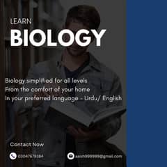 Learn Biology from the best tutor.