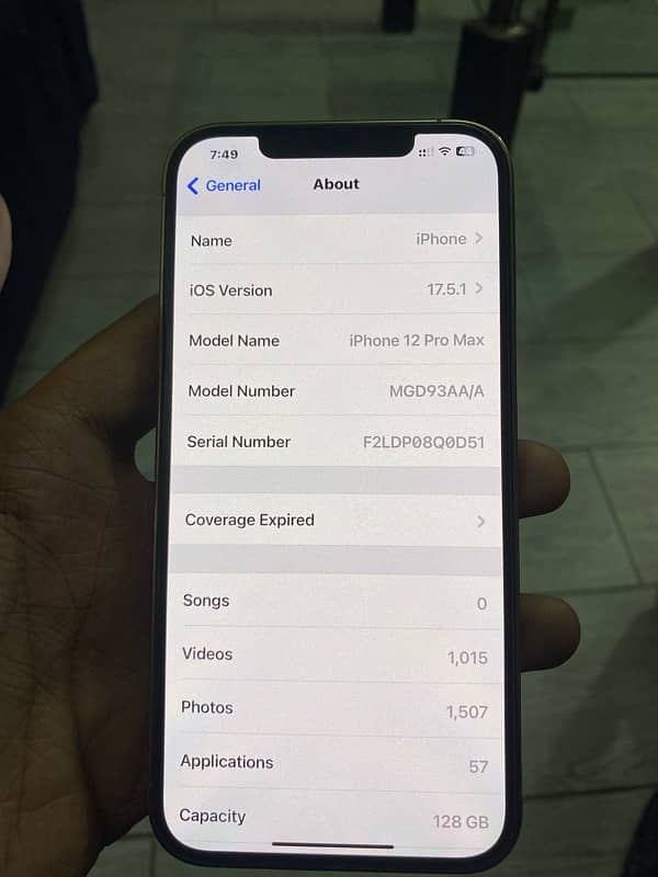 iphone 12 pro max 128gb dual pta approved 6