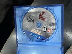 Evil within 2 the horror game PS4 disc/CD