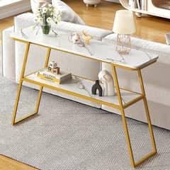 Entryway Console Table for Living Room,Wood & Metal Frame, Side table