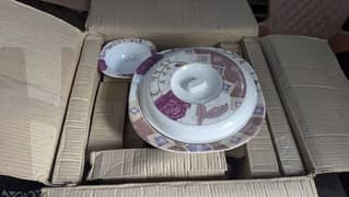 melamine plastic dinner set