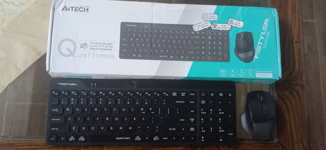 A4 tech wireless keyboard and mouse 3