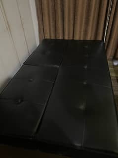 black sofa bed