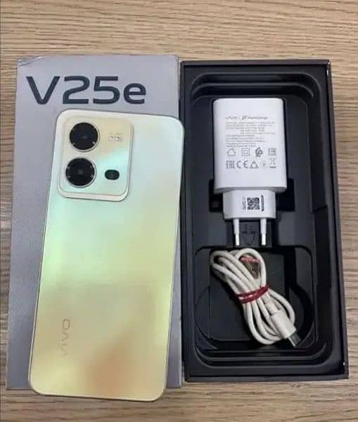 Vivo v25e 8GB+8GB 128GB Complete box 10 by 9 colour changing phone 1