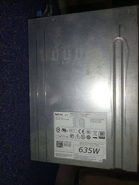 Dell t3610/t5600/t5610 635 watts Power Supply 0