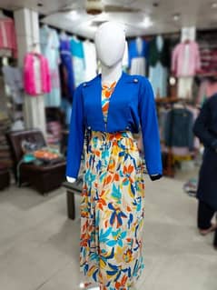 ladies Maxi with short jacket