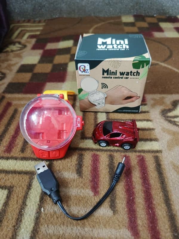 Mini Watch Remote Control Car - Rechargeable Car - Metal Car 1