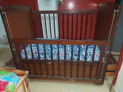 wooden baby coat, baby crib available for sell