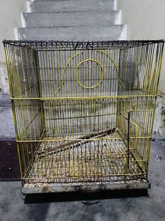 cage heavy wire strong cage and metal slate