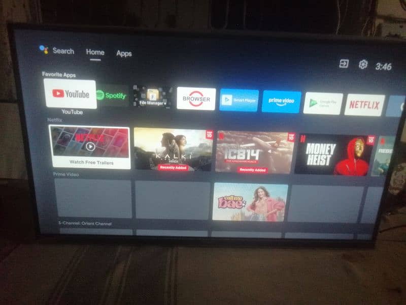 Orient android TV 32inch like brand new 5