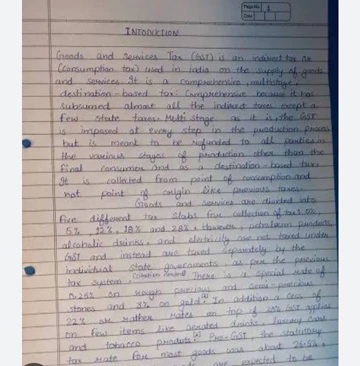 Handwriting and copy writing assignment 1