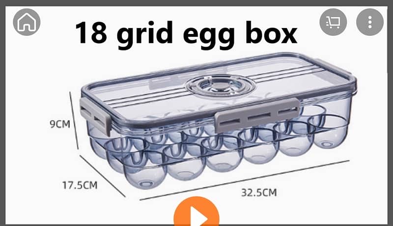 egg storage box for fridge/ andey rakhne ka box / egg organizer / 1