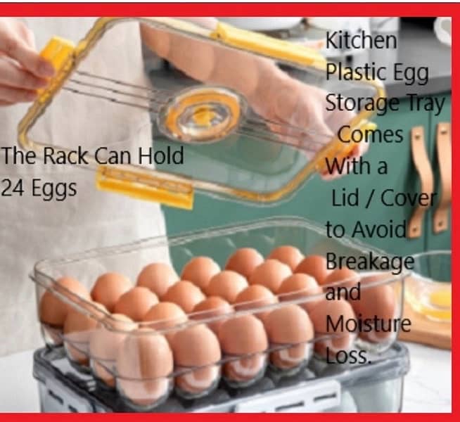 egg storage box for fridge/ andey rakhne ka box / egg organizer / 6