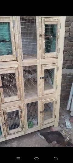 wood cage