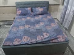 Bed with mattress