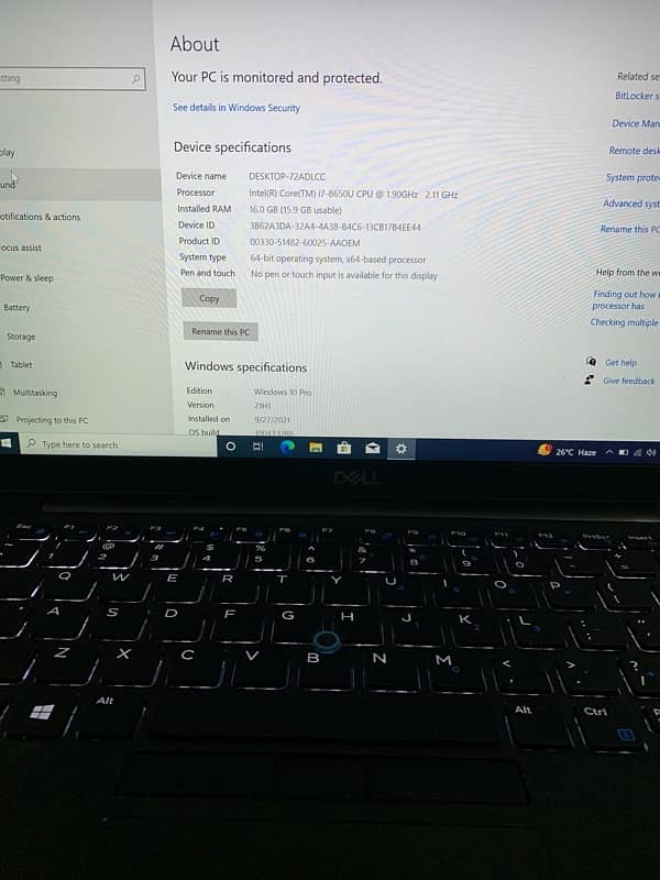 dell Intel core i7 8 gen laptop 5