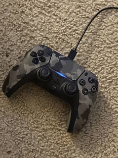 ps5 controller grey camouflage (barely used)