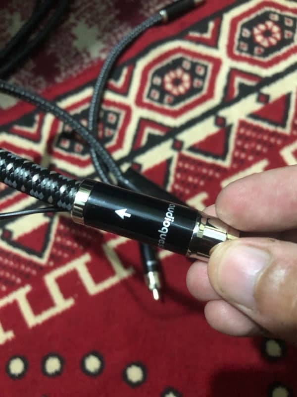 Audioquest niagara RCA cable with DBS battery system 0.5m 1