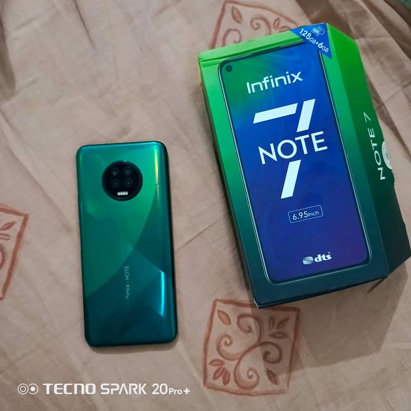 Infinix Note 7.6/128GB with box pack 1