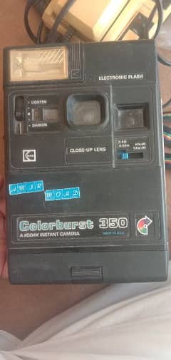 KODAK intant camera. . . . colourbrust 350