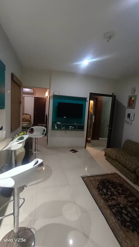 With Lift Fully Furnished Apartment For Rent 2Bedroom With Drawing Room in Big Bukhari Comm 3