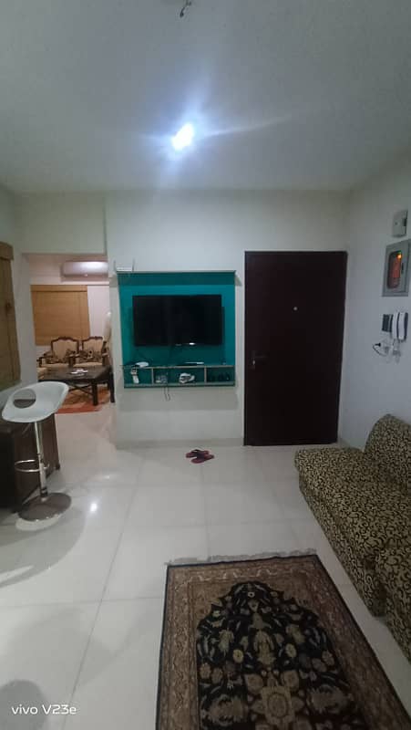 With Lift Fully Furnished Apartment For Rent 2Bedroom With Drawing Room in Big Bukhari Comm 14