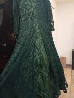 Emerald green maxi