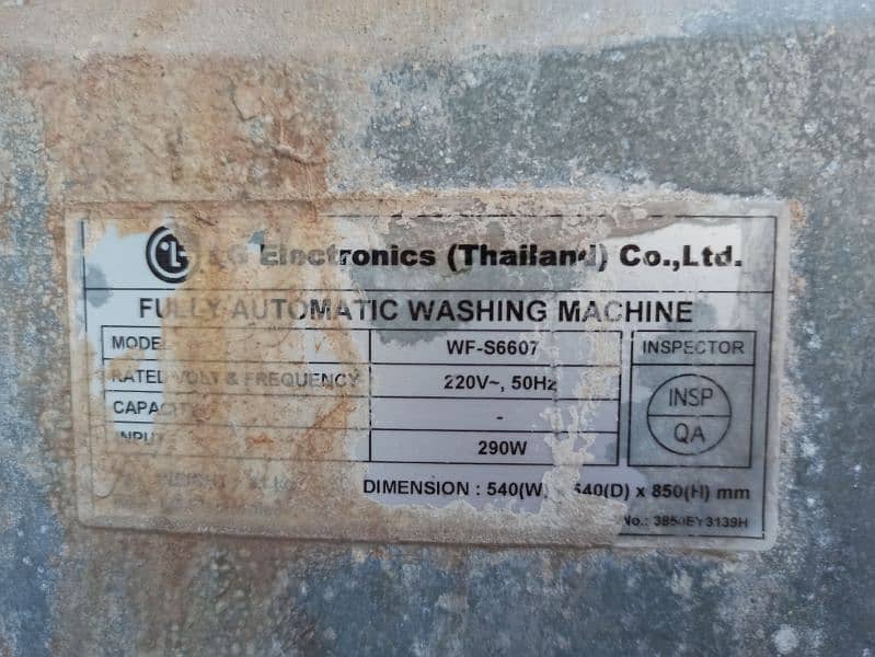 LG Automatic Washing Machine (for best offer) 6