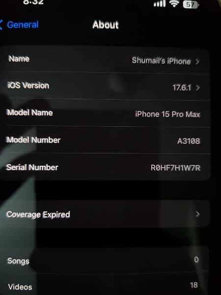 Iphone 15 Pro Max 256GB 7