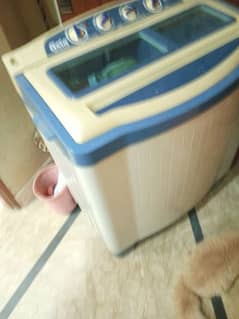 Super Asia washing machine and dryer