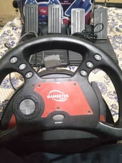 Playstation steering wheel and pedal set and controller