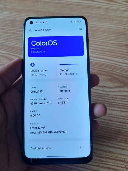 OPPO F19 Pro 8GB RAM 128GB ROM FOR SALE 6