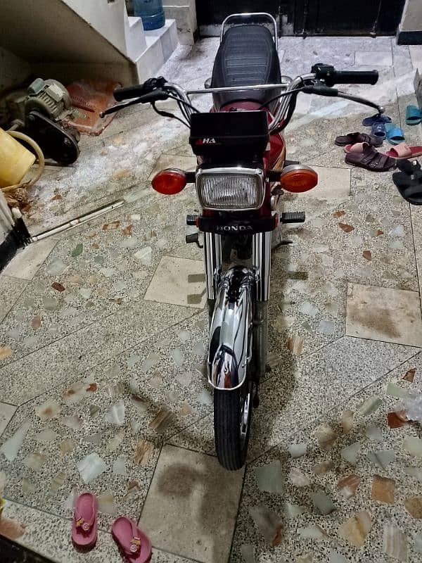 Honda cg 125 karachi number 6