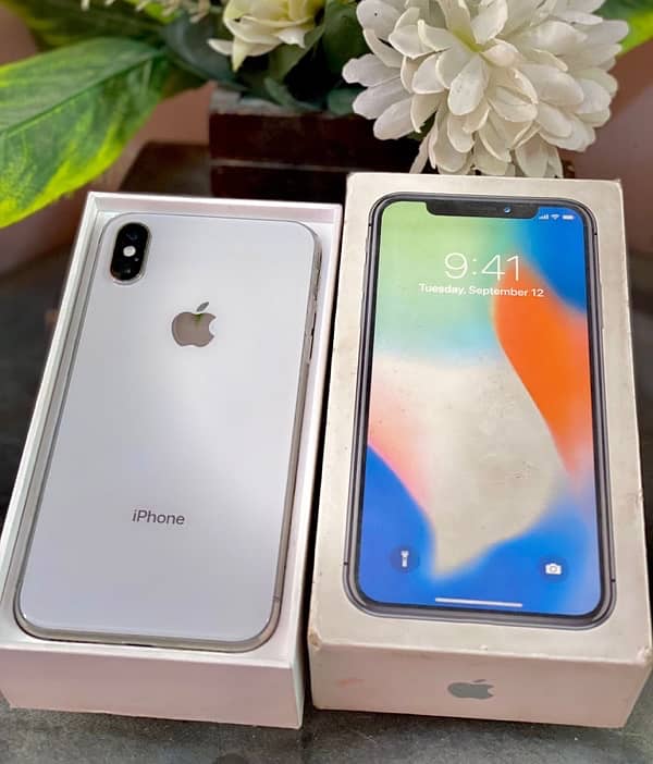 iPhone X Pta Approved With Box 0