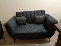 black velvet sofas